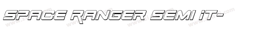 Space Ranger Semi It字体转换